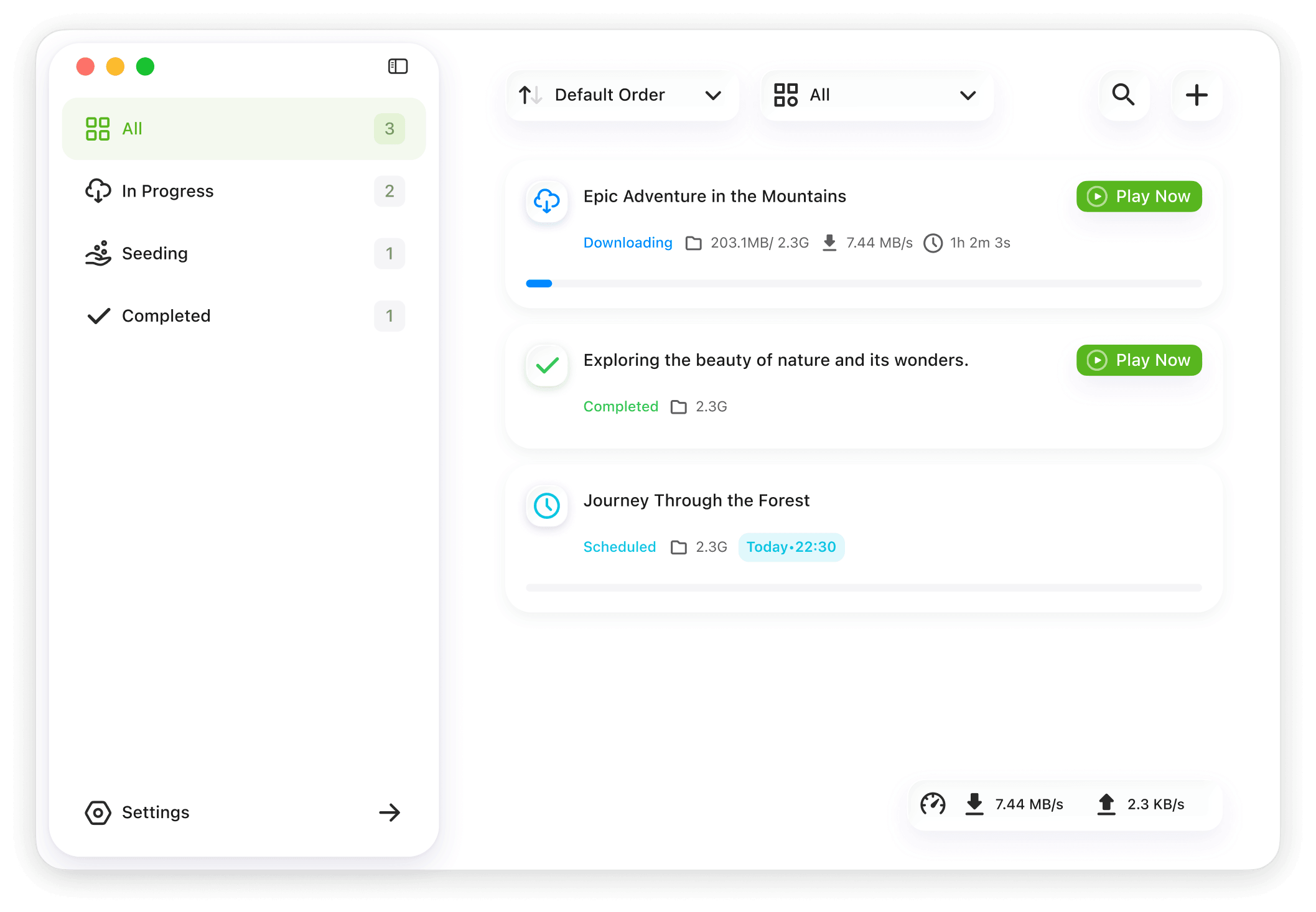 µTorrent Neo для Mac