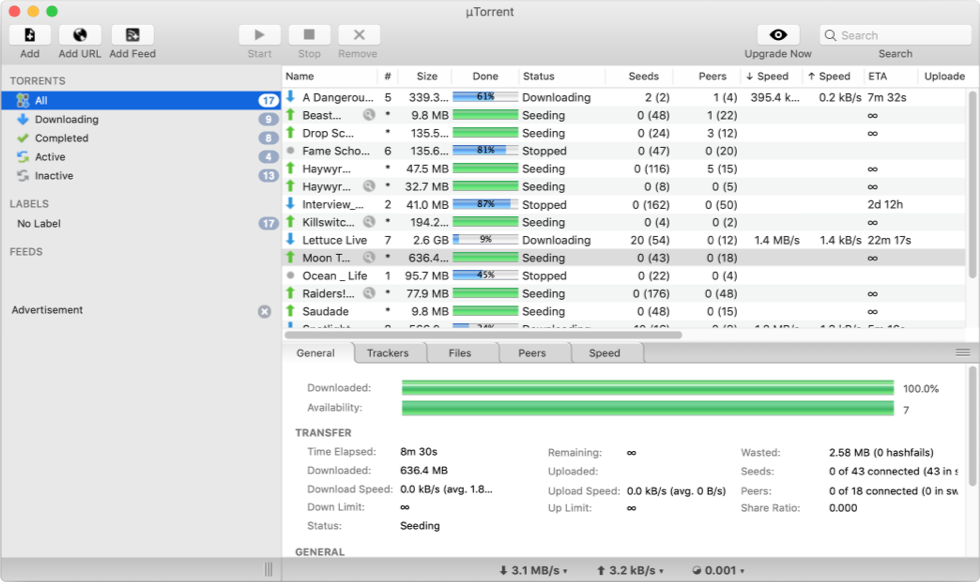 acelerar utorrent mac games